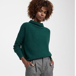 NWT Vince cashmere funnel neck
